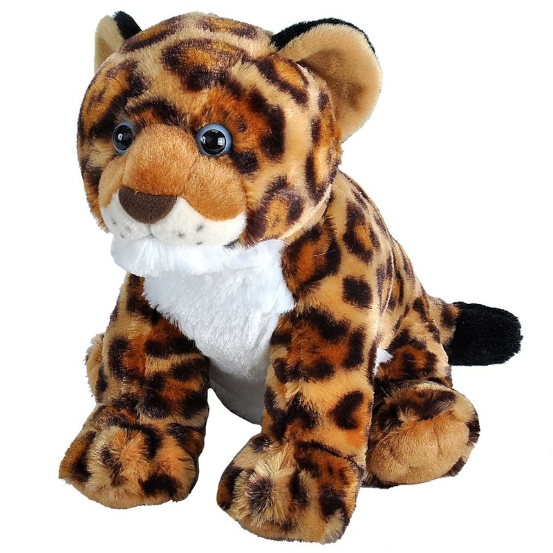 Knuffel luipaard/jaguar baby gevlekt 30 cm knuffels kopen