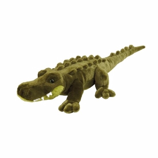 Krokodil/alligator knuffel liggend 60 cm