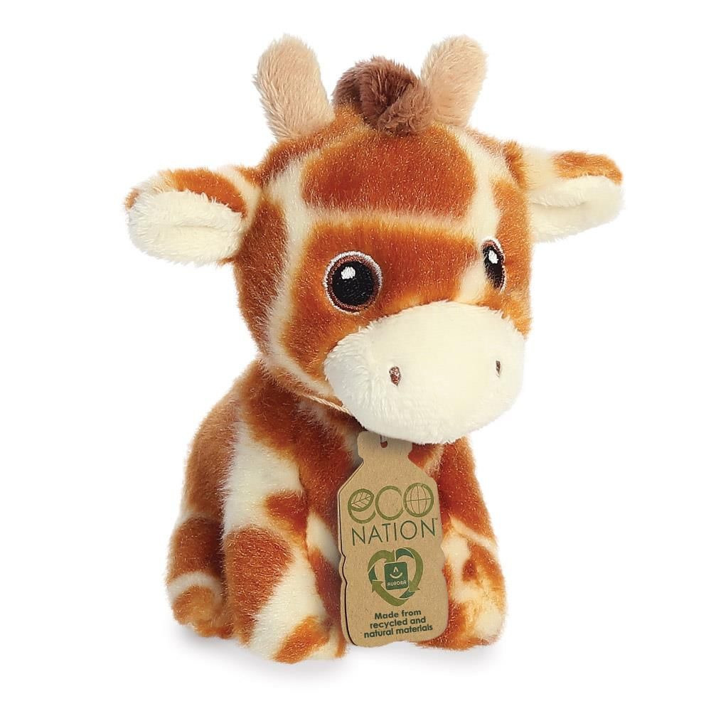 Pluche dieren knuffels giraffe van 13 cm