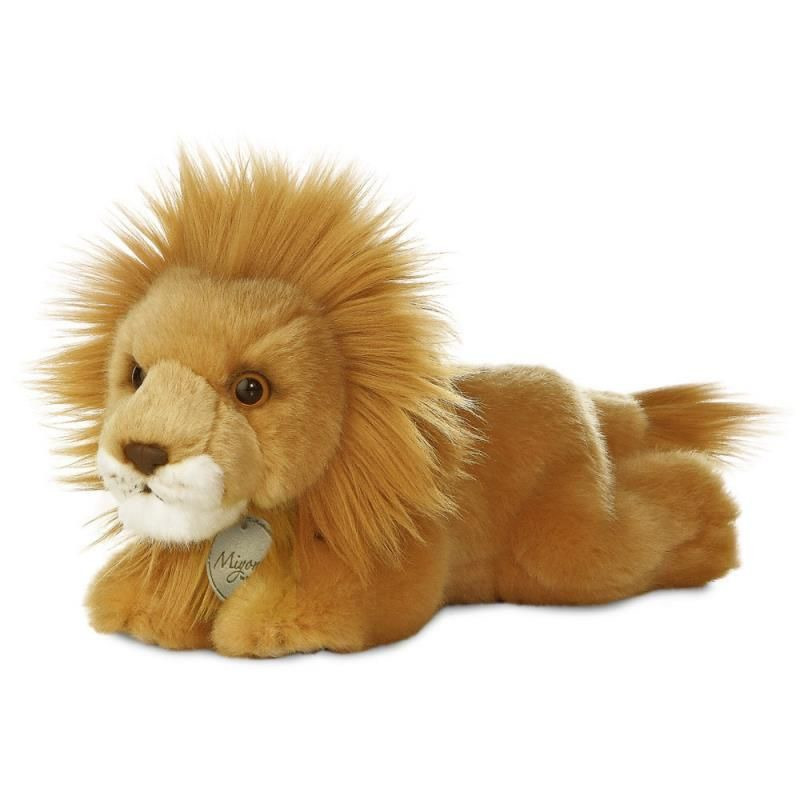 Pluche dieren knuffels leeuw van 20 cm