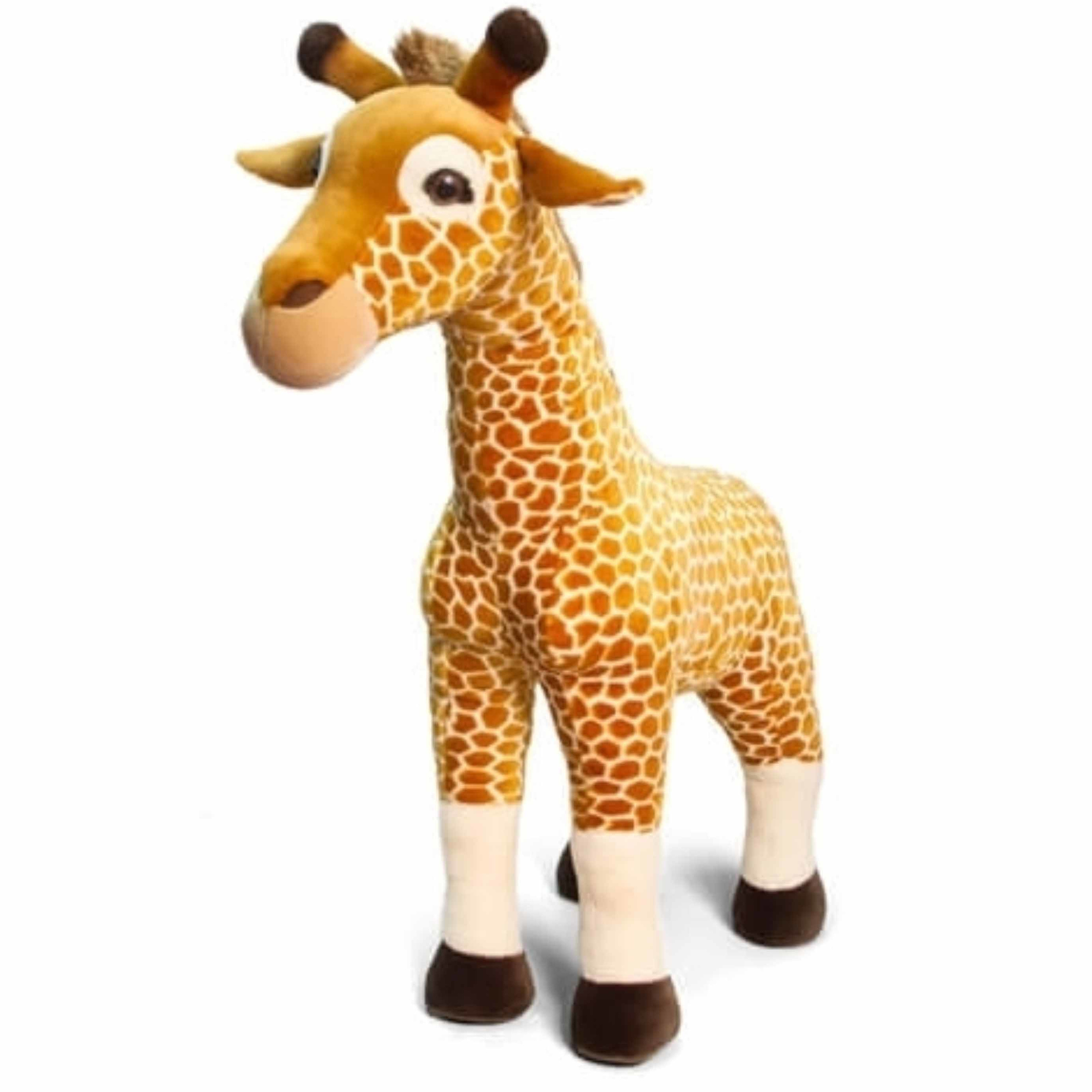 Pluche staande giraffe knuffeldier 100cm