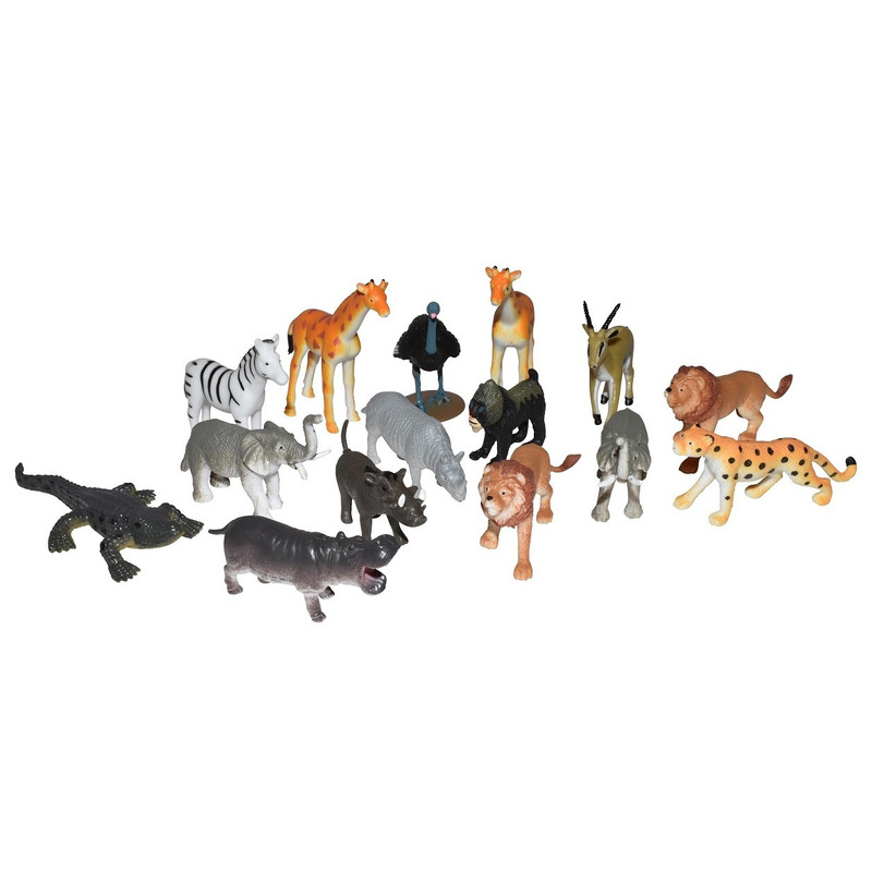 Speelgoed set safari dieren