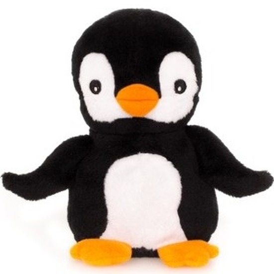 Warm knuffel pinguin babyshower kado 13 cm