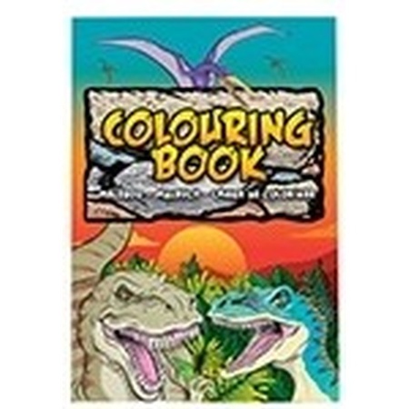 Dinosaur theme A4 coloring book 24 pages