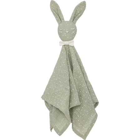 Rabbit animal soft cuddle toy - green - 50 cm - cotton - baby animals