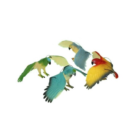 Speelgoed papegaai rood 33 cm