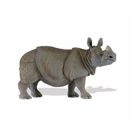 Plastic toy Indian Rhino 12 cm