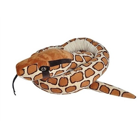 Pluche birmese python slangen knuffels 280 cm