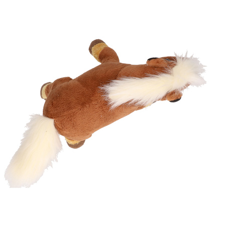 Pluche bruine paarden knuffel 26 cm speelgoed