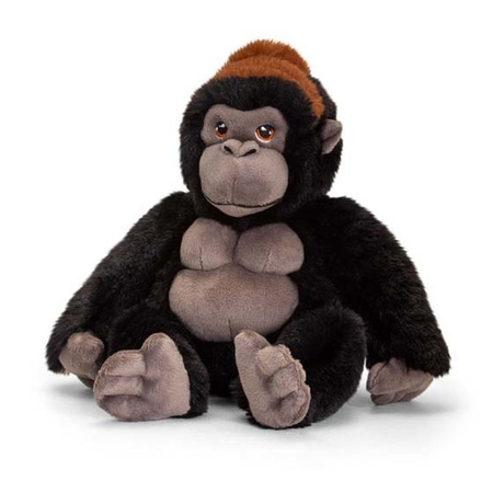 Set van 2x stuks Gorilla aap/apen knuffels 20 en 30 cm