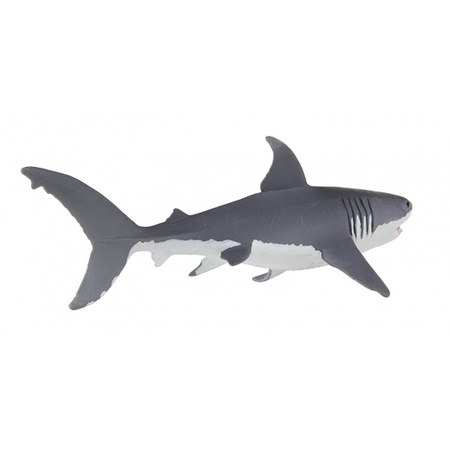 White shark toy 13 cm 