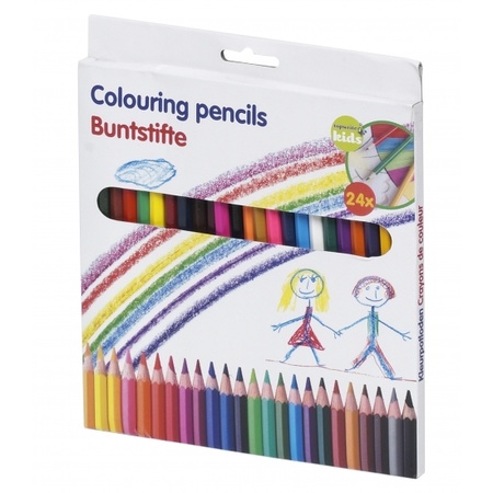 Boys coloring book and pencils